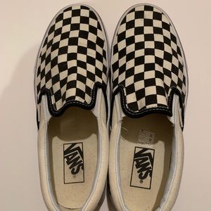 LIGHTLY USED CHECKER VANS